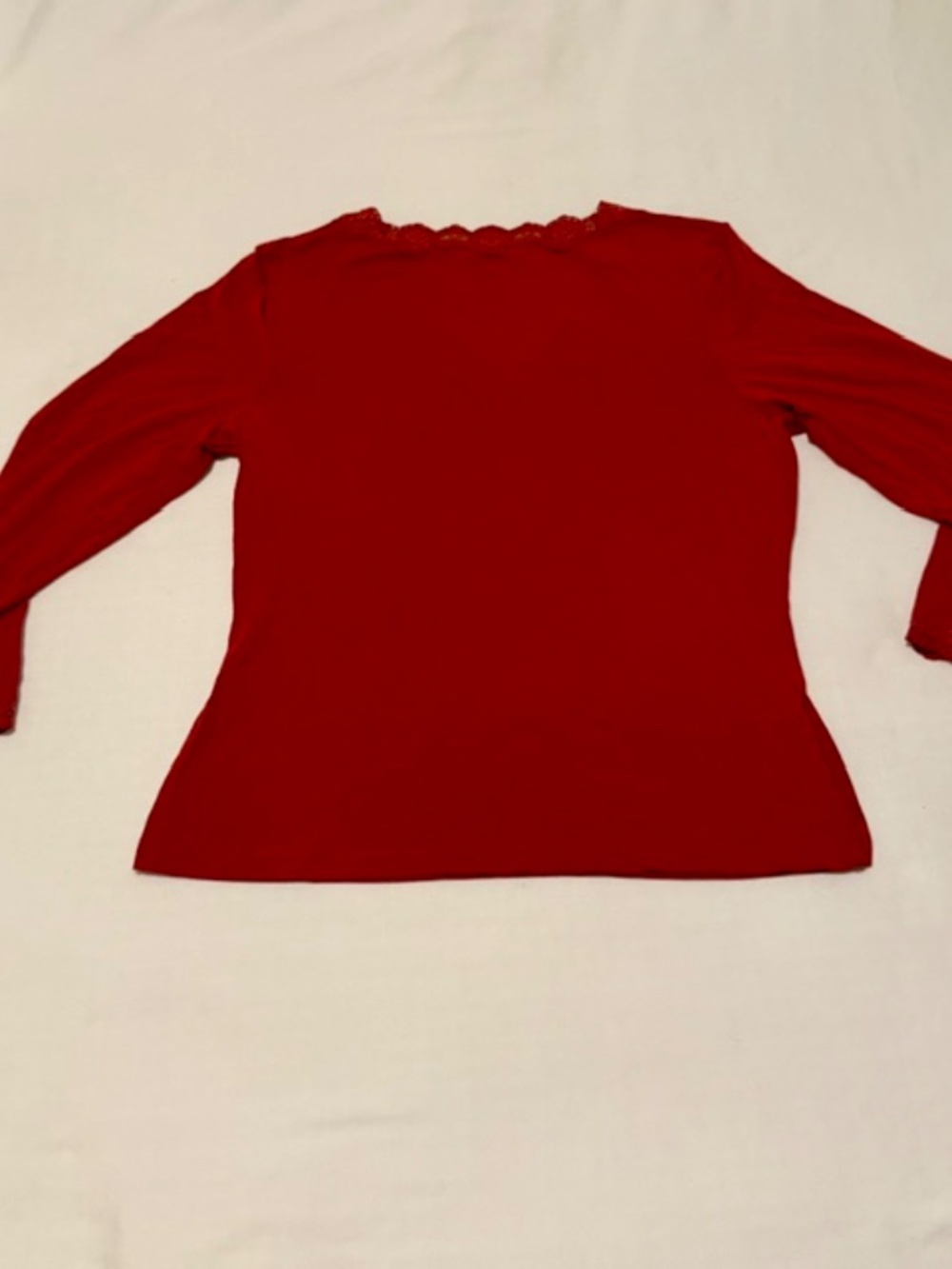 Gap Body Modal Ruby Red Long Sleeve Tee and Boyshorts Size XS - Picture 8 of 12